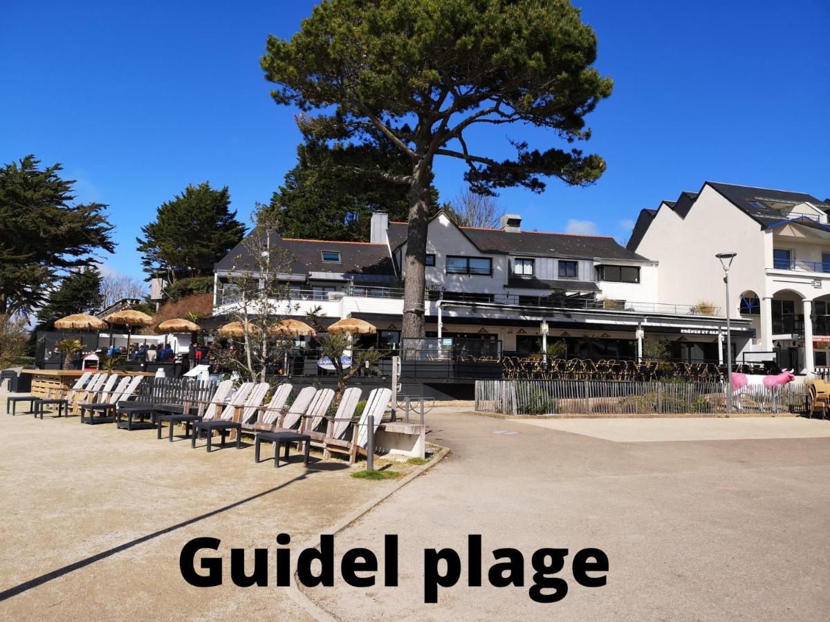 Maisonnette T2 Bord De Mer Guidel Plage Екстер'єр фото